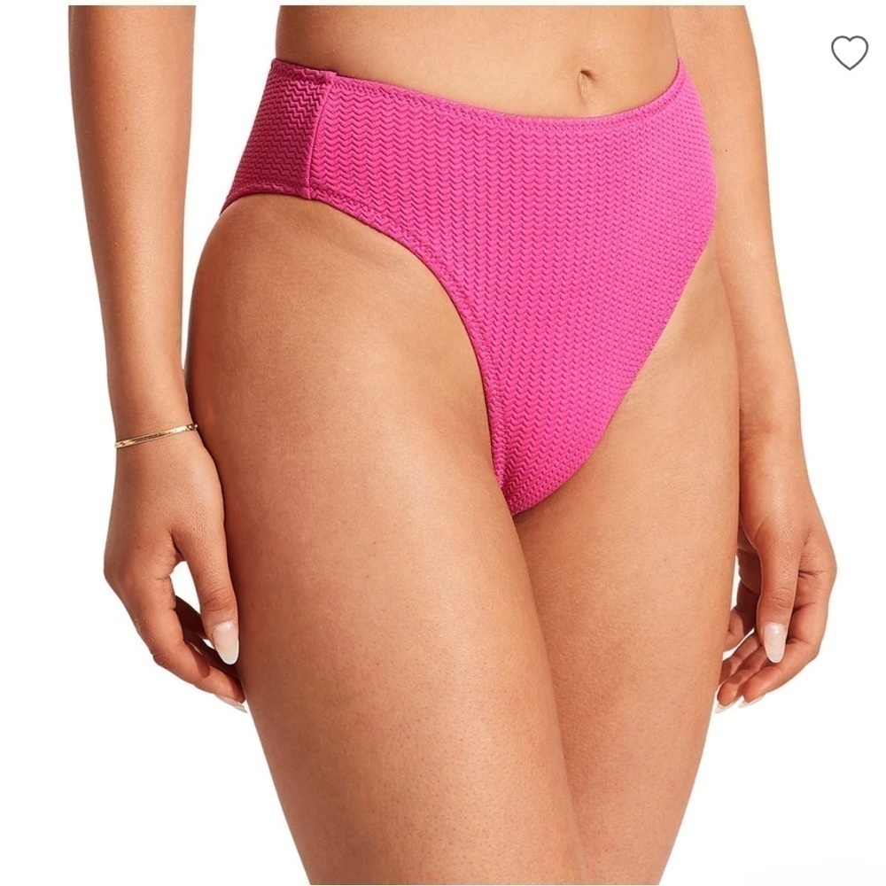 Seafolly Sea Dive High Rise Bikini Bottom! (NWT)